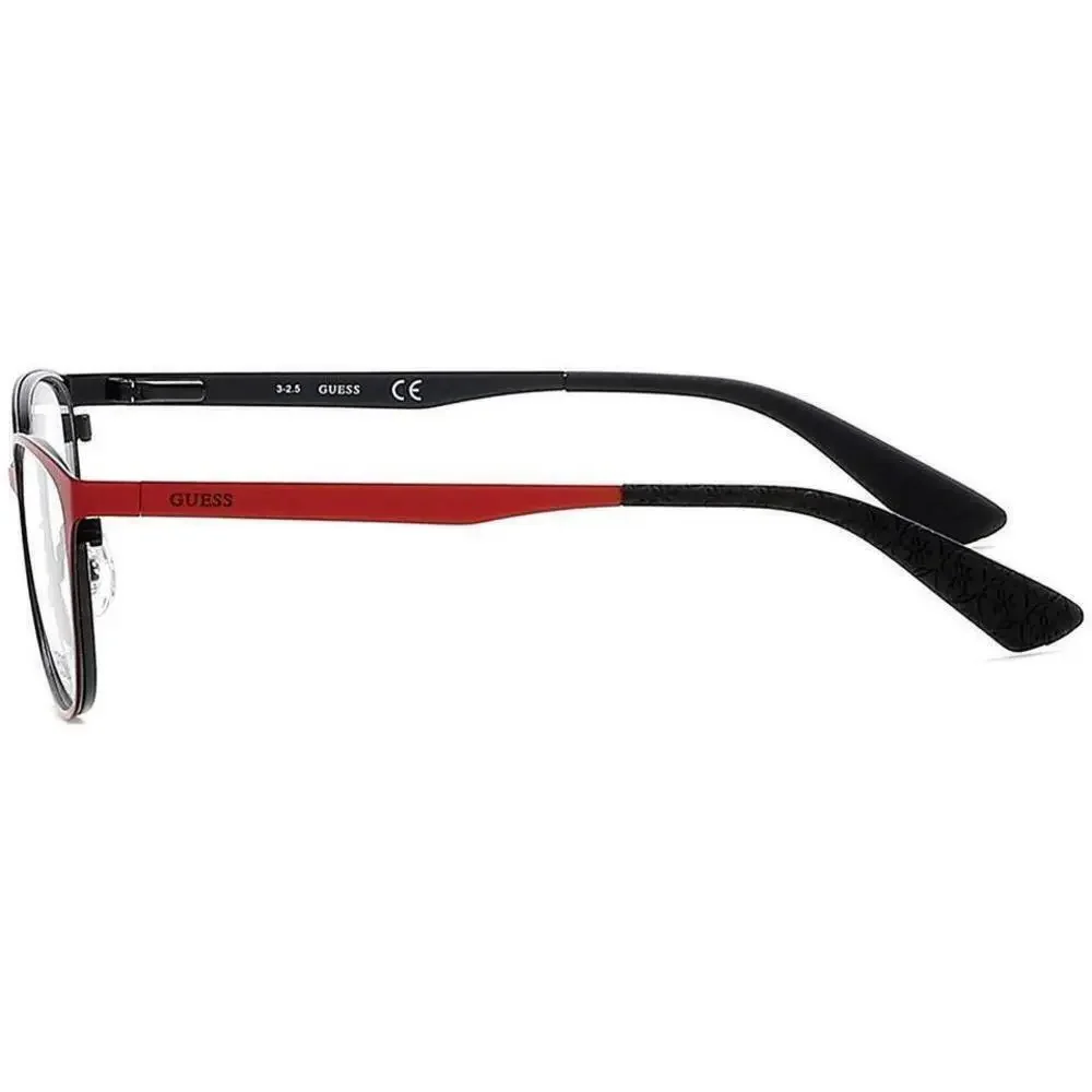 NWT GUESS 2564 51067 Red/Black Eyeglasses